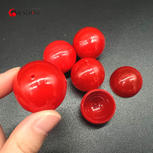 Viên Nang Đồ Chơi Màu Trơn 1 Inch Hoặc 28Mm Hoặc 2.8Cm Màu Đỏ Máy Bán Hàng Tự Động Viên Nang Nhựa PS - Product Image 3