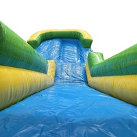 FAN BOUNCE Toboggan gonflable en PVC en forme de palmier de 13 pieds - Utilisation commerciale humide/sèche