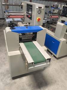 Machine à emballer horizontale <span class=keywords><strong>pour</strong></span> laine d'acier, machine d'emballage Flowpack manuelle, remplissage et scellage <span class=keywords><strong>pour</strong></span> laine d'acier - Product Image 1