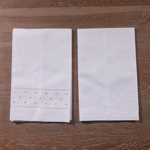 TL041 ricamabile stampabile matrimonio natale decorazione14 "x22" ricamo punti bianco cotone ramiè scaletta <span class=keywords><strong>asciugamani</strong></span> cuciti - Product Image 6