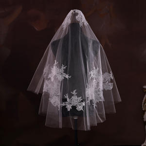 Nouveau <span class=keywords><strong>voile</strong></span> en dentelle pour la mariée, style studio, photos d'exemple, séance photo de mariage, <span class=keywords><strong>voile</strong></span> haute transparence couvrant le visage - Product Image 5