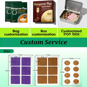 Patch transdermique populaire pour prévenir les maux de tête, hypoallergénique, détoxifiant, vitamines, ingrédients naturels, sans latex, facile à utiliser - Product Image 2