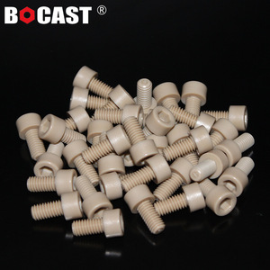 Bocast PEEK <b>Plastic</b> <b>Screws</b> M2.5 M12 Cylindrical Head High Temperature Resistant Chemical Resistance Communication Equipment - Product Image 1
