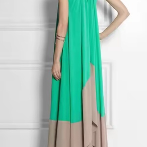 Nouvelles robes d'été de haute qualité en gros pour femmes, vêtements OEM personnalisés en mousseline de soie, grandes tailles, robes de bal de luxe - Product Image 3