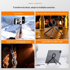 Soporte Magnético Plegable para Teléfono, Trípode de Aluminio Ajustable en Múltiples Ángulos para Smartphone y Tablet - Product Image 4