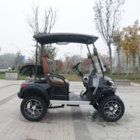 Voiturette de golf électrique personnalisée Rainbow 2 places, batterie lithium 48V, 5kW, certifiée GCC, pour parcours de golf