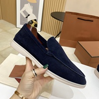 Mocassins Homme Originaux en Daim à Enfiler – Confortables et Polyvalents pour Toutes Saisons – Semelle en Caoutchouc – Modèle LP pour le Commerce International