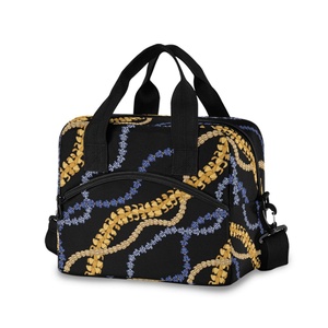 15L Hawaii Puakenikeni Adults Tote Cooler Bags Aluminum Foil Lining Custom Print Picnic Reusable Insulated Lunch Bag for Men - Product Image 1