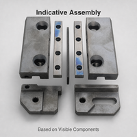 Plaque de fixation industrielle usinée sur mesure par CNC JXD Machining avec système de serrage à trous de positionnement, outillage de précision, usinage selon dessin OEM