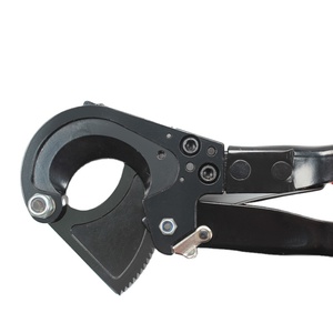 Cortador de Cable Industrial con Trinquete HS-325A, Herramienta de Corte de Alambre de Cobre y Aluminio de 240 mm, Tijeras para Electricistas, Hoja de Acero al Carbono - Product Image 4