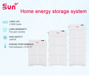 Batería Solar Doméstica SunPlus de 10.24-20.4kWh LiFePO4 |   Sistema de Almacenamiento de Energía IP65 |   Sistema de Almacenamiento de Energía Híbrido (ESS) |   Más de 5000 Ciclos |   Montado en el suelo/parede - Product Image 3