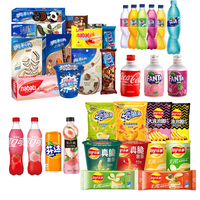 Caja de Muestras de Papas Fritas Lays/Cheetos/Galletas Oreo/Refrescos de Cola y Dulces Variados Exóticos