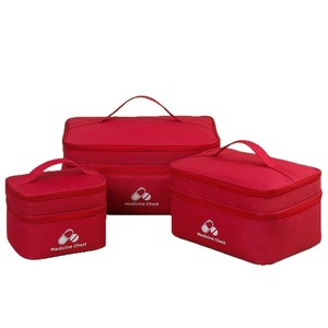 Medicine <b>Chest</b> Double Layer Portable Travel Medicine Bag Large Capacity Home First Aid Kit Pill <b>Storage</b> Case - Product Image 3