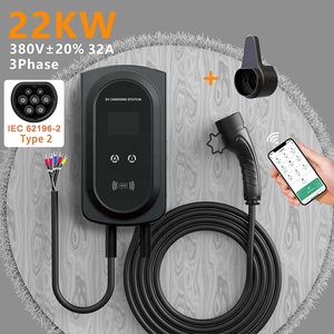 22KW WIFI RFID Smart Vehicle Charging Pile GBT 22 LEVEL2 AC EV Charger Type 2 7KW to 22KW <b>Car</b> Charge Station - Product Image 1