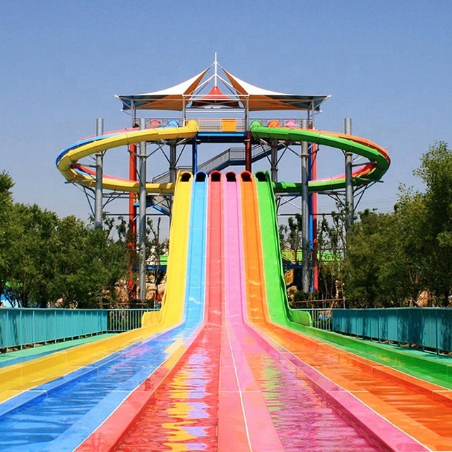 Water Amusement Park Equipment Big Rainbow