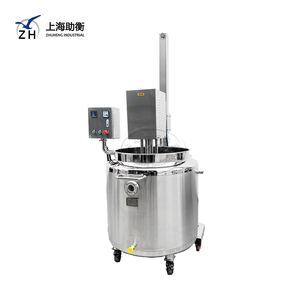 เครื่องทำนมโฮโมจีไนเซอร์สำหรับทำโยเกิร์ตแบบผสมและอุ่น ขนาด 500 ลิตร พร้อมเครื่องกวนและระบบทำความร้อน ลดราคาพิเศษ - Product Image 4