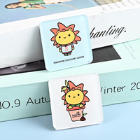 Aimant de réfrigérateur carré personnalisé en acrylique, autocollant magnétique mignon de mascotte d'entreprise pour promotion de marque, cadeau souvenir