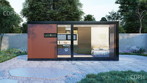 Bâtiment d'appartements préfabriqués Maison préfabriquée modulaire moderne Petites maisons préfabriquées Chalets préfabriqués Villa de Bali Maison de <span class=keywords><strong>jardin</strong></span> d'été - Product Image 6