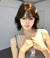 Perruque Femme, Cheveux Courts, Style Tendance, Look Jeunesse Quotidienne, Coiffure Bobo, Nouveau Style, Naturelle, Style Couvrant Toute la Tête