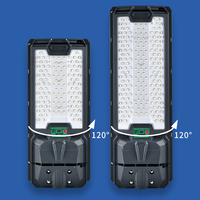 Lampe solaire LED haute puissance pour rue, IP65, détecteur de mouvement, 3 modes, boîtier ABS, pour jardin, allée, village, complexe
