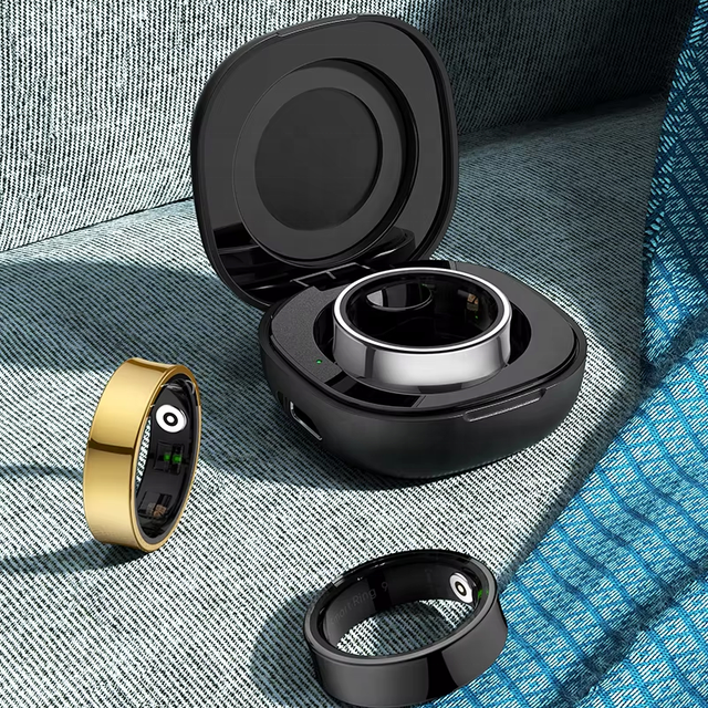 SHR 2025 Health Care Smart Ring GPS Fitness Tracker Heart Rate Sleep Activity Monitoring Multisports App Controlled Smart Ring