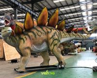 Dinosaures animatroniques réalistes en caoutchouc de silicone faits à la main, modèle de dinosaure électrique grandeur nature pour exposition en parc