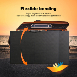 Xingzhijie & JCNS Todo Negro Monocristalino 150W Flexible <span class=keywords><strong>Sollar</strong></span> 150W Cosa barata China Panel solar fotovoltaico Flexible - Product Image 3