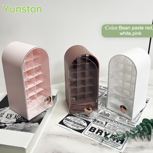 2024 New <span class=keywords><strong>Castle</strong></span> Type 18Slots Apilable Clear Lipstick Display Stand Acrílico Lipstick Organizer Holder Lipstick Rack Box - Product Image 4