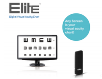 Tabla de Agudeza Visual Digital Bluetooth Elite Avanzada para Tiendas de Óptica