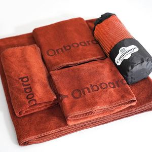 Serviette de sport et de musculation personnalisée avec logo, couleur unie, tricotée, absorbant la transpiration, séchage rapide, écologique - Product Image 4