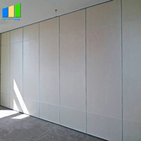 Cloison insonorisée rétractable de type 85 pour galerie d'art, cadre en aluminium, murs mobiles