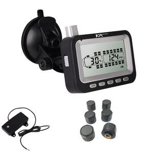Sistema de Monitoreo de Presión de Neumáticos Digital TPMS para Camiones, 10 Sensores Externos, Universal, Certificado CE, Compatible con Android e iOS, <span class=keywords><strong>Kingauto</strong></span> - Product Image 1