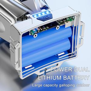 RTS Super Bright LED-Scheinwerfer Langstrecken-Outdoor-Angeln Camping Taschenlampen Notfall USB wiederauf ladbarer Bewegungs sensor Scheinwerfer - Product Image 5