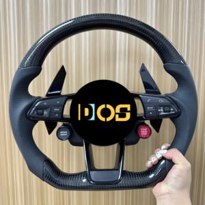 Volante de Fibra de Carbono Forjado para Modificación y Mejora del Volante del Volkswagen <span class=keywords><strong>Golf</strong></span> 8 GTI MK8 - Product Image 3