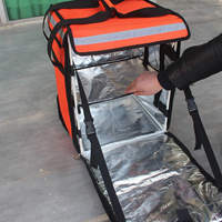 Sac à Dos Isotherme Épais et Robuste pour Livraison de Pizzas et Repas à Vélo ou Moto, Vente en Gros