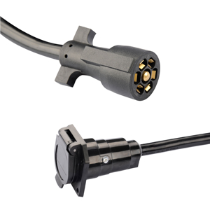 Câble d'extension de remorque robuste à 7 voies, câble de remorque à 7 voies 10-14 AWG <span class=keywords><strong>pour</strong></span> remorque de camping-car - Product Image 3