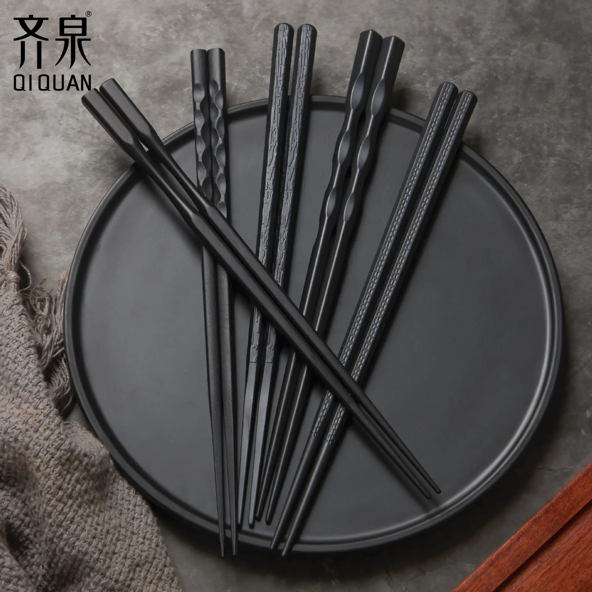 Stock Japanese Sushi Chopsticks Set Custom Logo Hiwrae 10 Fiberglass Chopsticks Japanese Custom Chopsticks