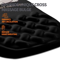 Tapis de clavier ergonomique avec repose-poignet antidérapant PC Base en silicone PU Tapis de bureau en mousse à mémoire de forme pour les jeux de bureau Tapis de souris en EVA confortable