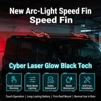 7 LED RGB pour toit de voiture, 34 effets dynamiques, style gamer, décoration extérieure, télécommande, étanche, universel, sans perçage
