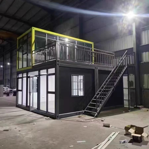 Skyline 20ft 40ft thép prefab container nhà dày flatpack di chuyển văn phòng khách sạn cửa hàng ngoài trời nhà vệ sinh Sandwich Panel - Product Image 2