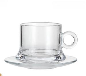 <span class=keywords><strong>Café</strong></span> Latte <span class=keywords><strong>Continental</strong></span> Vintage Té DE LA TARDE Desayuno Taza de leche con asa Taza de vidrio - Product Image 5