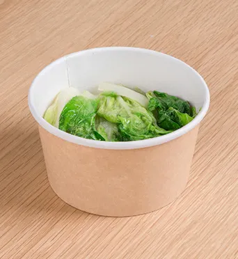 Disposable 25oz 840ml paper plates bowls craft heatable food grade kraft paper bowl rice paper bowl for hot food