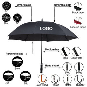 <span class=keywords><strong>Parapluie</strong></span> de golf personnalisé de haute qualité avec logo, coupe-vent, double couche, 30 pouces, pour homme - Product Image 6