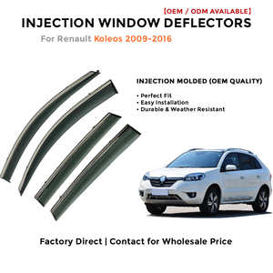 Déflecteurs de fenêtre latérale pare-pluie pour Toyota Cruiser 2019-2020 accessoires auto - Product Image 2