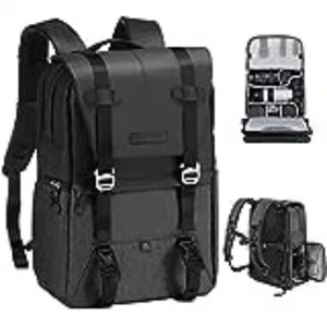 Sac à dos pour appareil photo, échantillon gratuit, sac à dos antichoc pour appareil photo avec sangle pour trépied, pour ordinateur portable de 14 pouces, sacs à dos pour photographes - Product Image 1