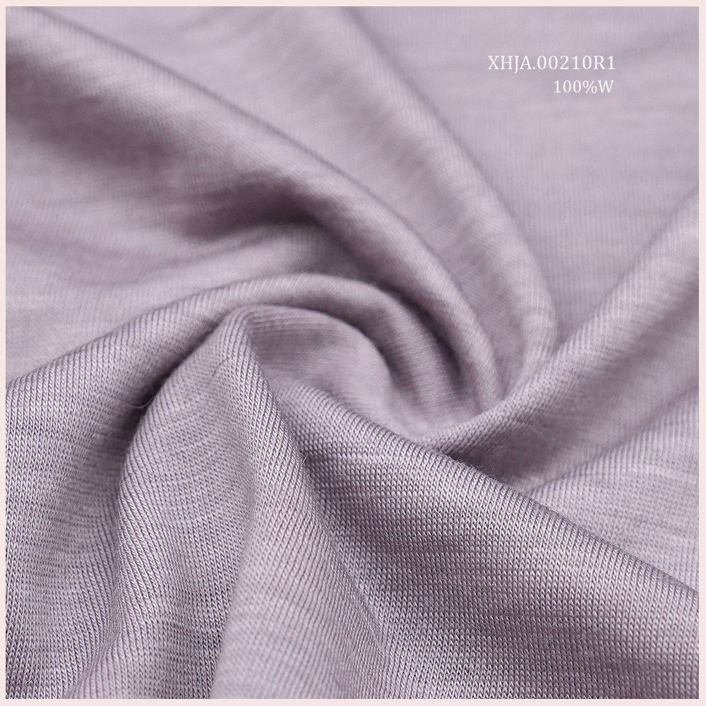 Устойчивая 100% мериносовая шерсть джерси простая одежда трикотажная ткань внутренний слой рубашка поло Футболка спортивная ткань