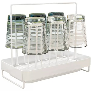 <b>Kitchen</b> Cabinet Organizer Dish Rack Plate Holder Cup <b>Storage</b> Stand Stainless Steel Rectangle Mesas Tableware <b>Storage</b> - Product Image 5