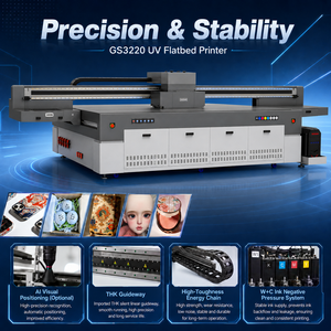 Impresora UV de rollo de 3.2m I3200 para pancartas, vinilos, lonas, publicidad exterior, máquina de impresión digital de gran formato - Product Image 1