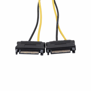 Câble d'alimentation personnalisé pour carte vidéo SATA/PCI Express 6 broches 15 broches, faisceau de câbles adaptateur - Product Image 5