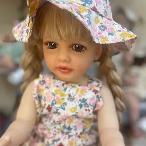 制造商中国客户设计儿童女孩重生婴儿逼真硅胶重生娃娃